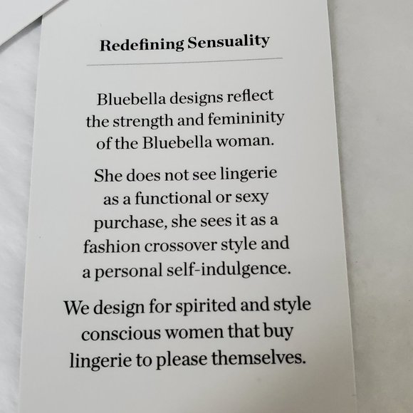 Bluebella Vienna White Blue Lace Floral Embroidery Underwire Bra Style 41214 34B - Picture 8 of 10